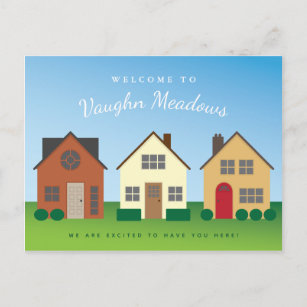 Welcome to the Neighborhood New Resident Postcard
