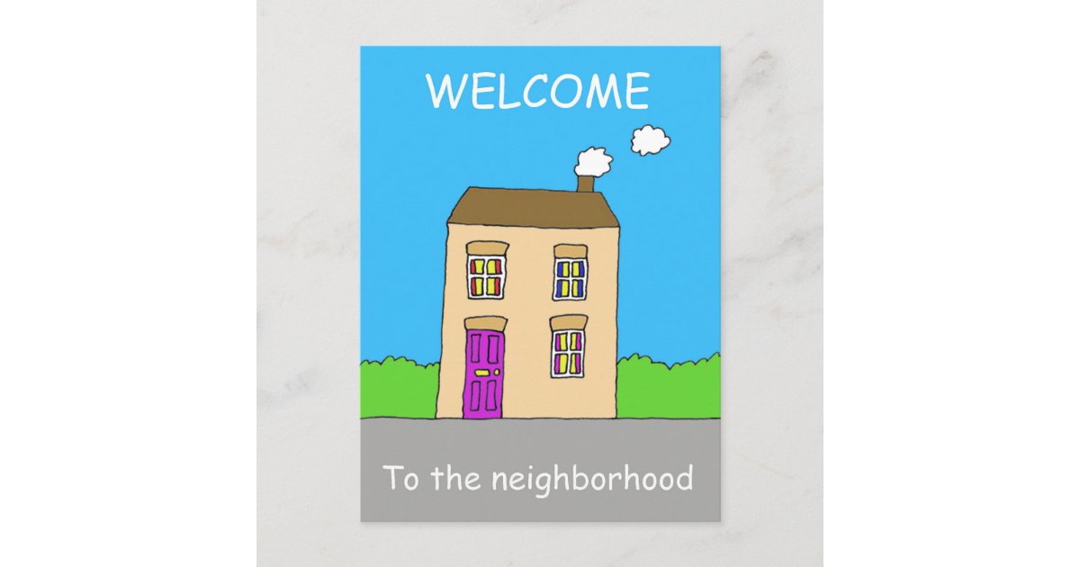 to the Neighborhood Postcard Zazzle