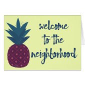 Welcome To The Neighborhood Yellow Pineapple (Front Horizontal)