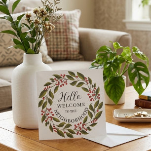 welcome to the neighbourhood new home note card