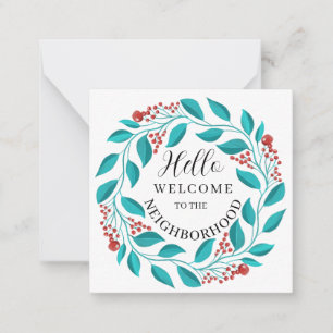 welcome to the neighbourhood new home note card