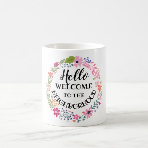 welcome to the neighbourhood new home note card coffee mug