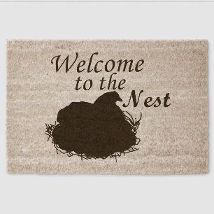 Welcome to the Nest Fiber Doormat