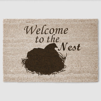 Welcome to the Nest Fiber Doormat
