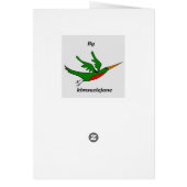 "Welcome to the new addition to the family" (Back)