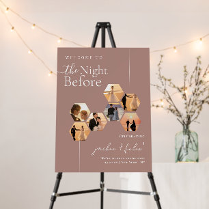 Welcome To The Night Before Rehearsal Dinner Foam Board