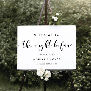 Welcome to The Night Before Sign