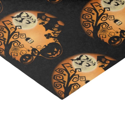 Welcome to the Nightmare Halloween Pumpkin Graphic Tissue Paper