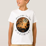 Welcome to the Nightmare Halloween Pumpkin T-Shirt