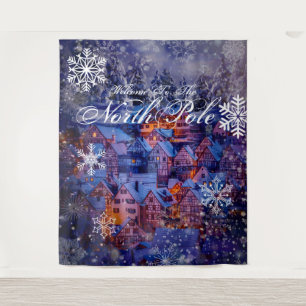 Welcome to the North Pole    Party Backdrop