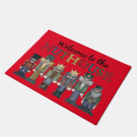 Welcome To The Nut House Nutcracker Door Mat at Zazzle