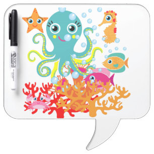 Welcome to the Ocean Dry-Erase Board