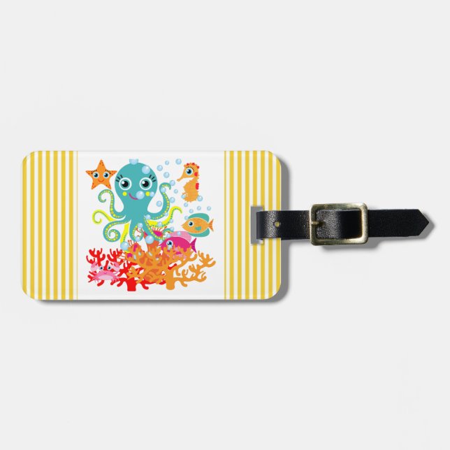 Welcome to the Ocean Luggage Tag (Front Horizontal)