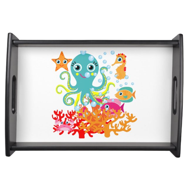 Welcome to the Ocean Serving Tray (Front)