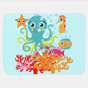 Welcome to the Ocean Stroller Blanket