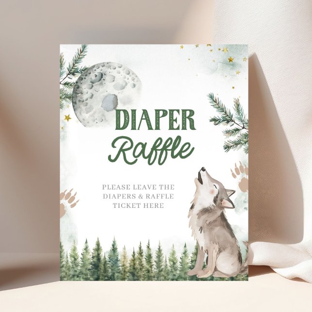 Welcome to The Pack Forest Wolf Diaper Raffle Poster (Creator Uploaded)