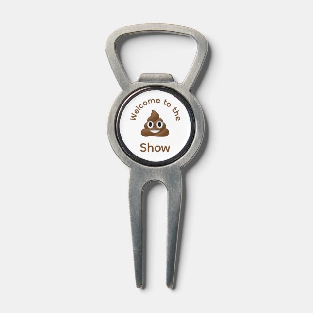 Welcome to the Poo Emoji Show Funny Divot Tool (Composite)