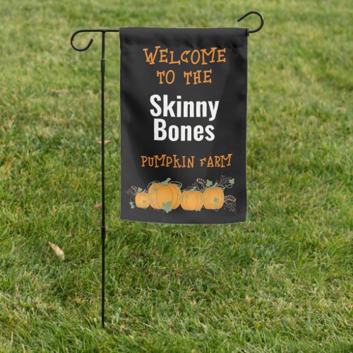 Welcome to the Pumpkin Farm Sign