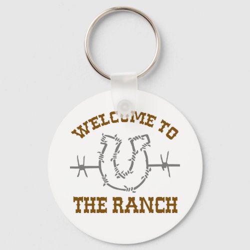 Welcome to the Ranch Keychain