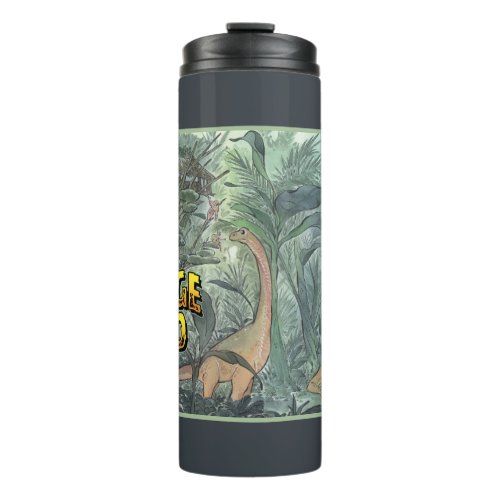 Welcome To The Savage Land Travel Artwork Thermal Tumbler