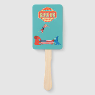 Welcome to The Show Political Circus Hand Fan