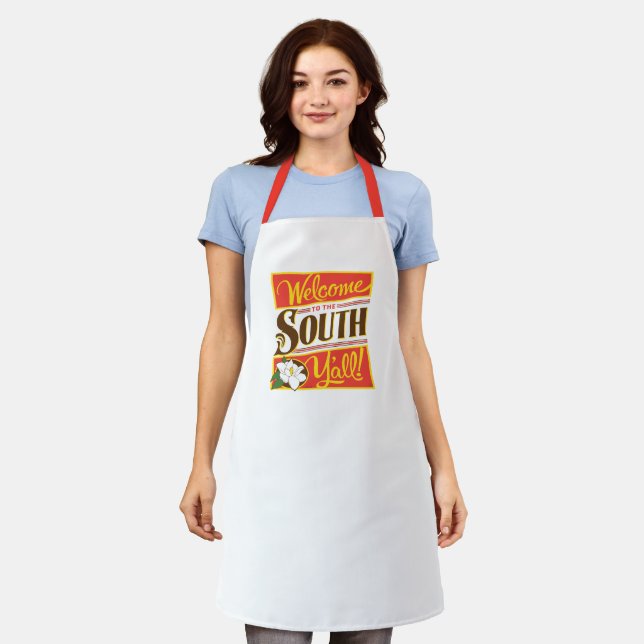 Welcome To The South Y'all Apron (Worn)