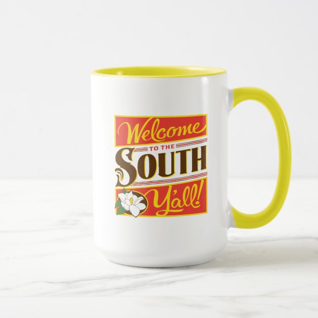 Welcome To The South Y'all Mug (Right)
