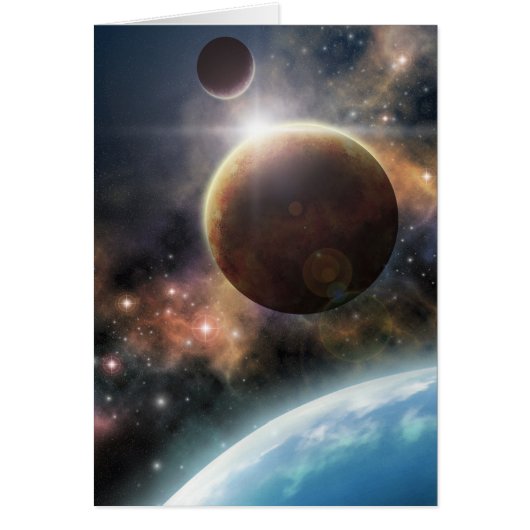 Welcome to the Space Cards (Front)