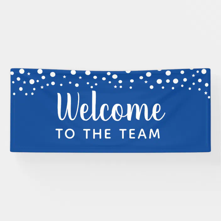 Welcome to the Team Banner | Zazzle.com