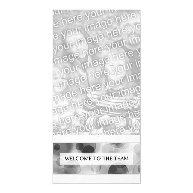 welcome to the team (bokeh) card (Front)