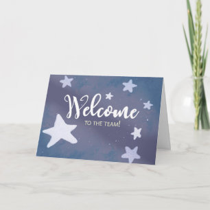 Welcome to the Team Business Stars Card