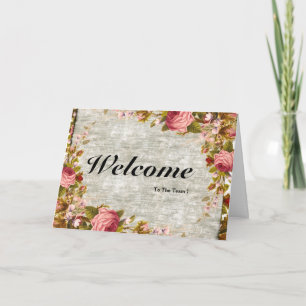 Welcome To The Team Card