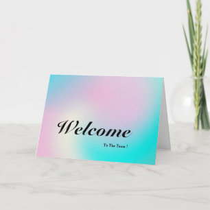 Welcome To The Team Card
