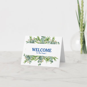 Welcome To The Team Card