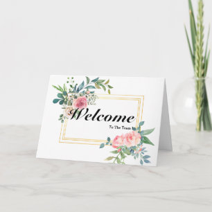 Welcome To The Team Card