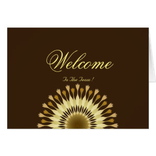 Welcome To The Team Daisy Flower Cards