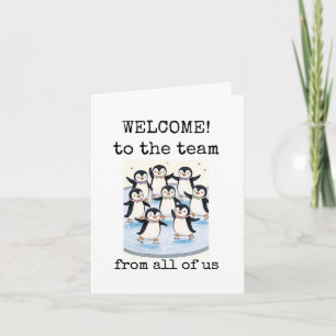 Welcome to the Team, From All of Us, Cute Card