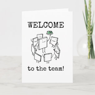 Welcome to the Team, New Employee Funny Card