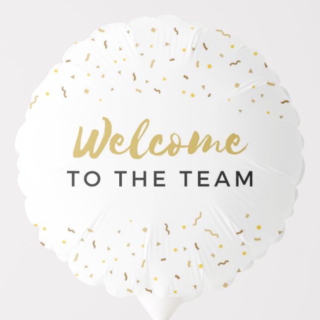Welcome to the Team New Employee Job Welcoming Bal Balloon (Front)