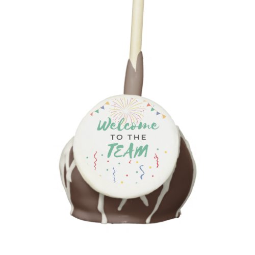 Welcome to the Team New Employee Job Welcoming Cho Cake Pops