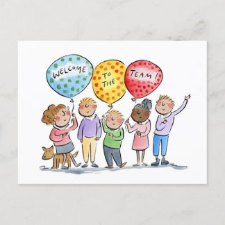 Welcome to the Team Postcard