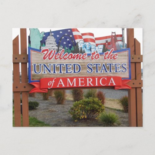 Welcome to the USA Postcard