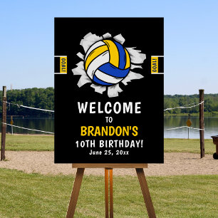 Welcome to the Volleyball Birthday Party  Foam Board