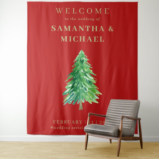 Welcome to the wedding Christmas Tapestry