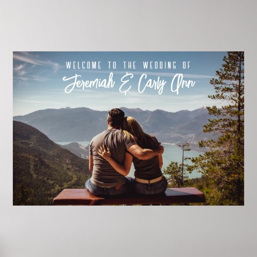 Welcome to the Wedding Poster