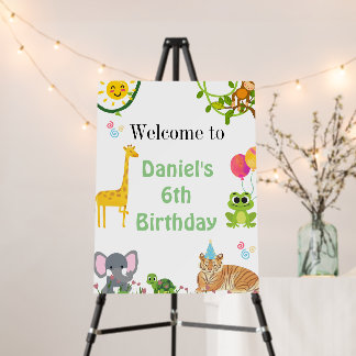 welcome to the wild! foam board