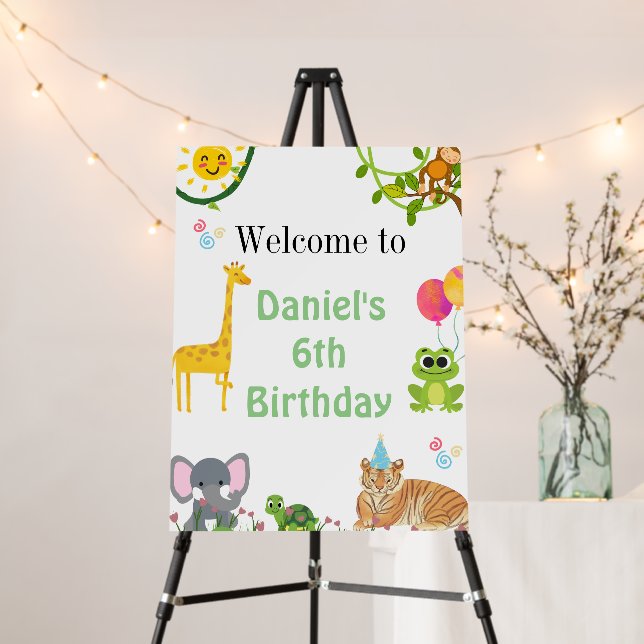 welcome to the wild!  foam board (In Situ (Stand))