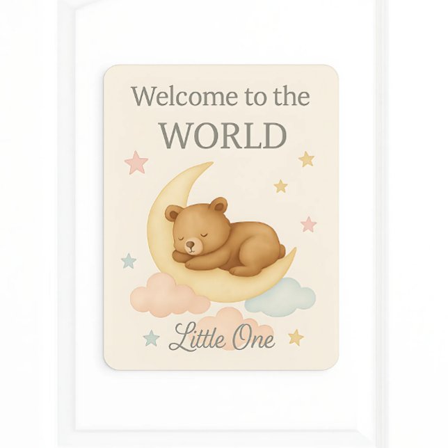 Welcome to the World Baby Door Sign – Boho Nursery (Creator Uploaded)