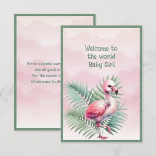 Welcome to the world Baby Girl  Card