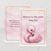 Welcome to the world Baby Girl 